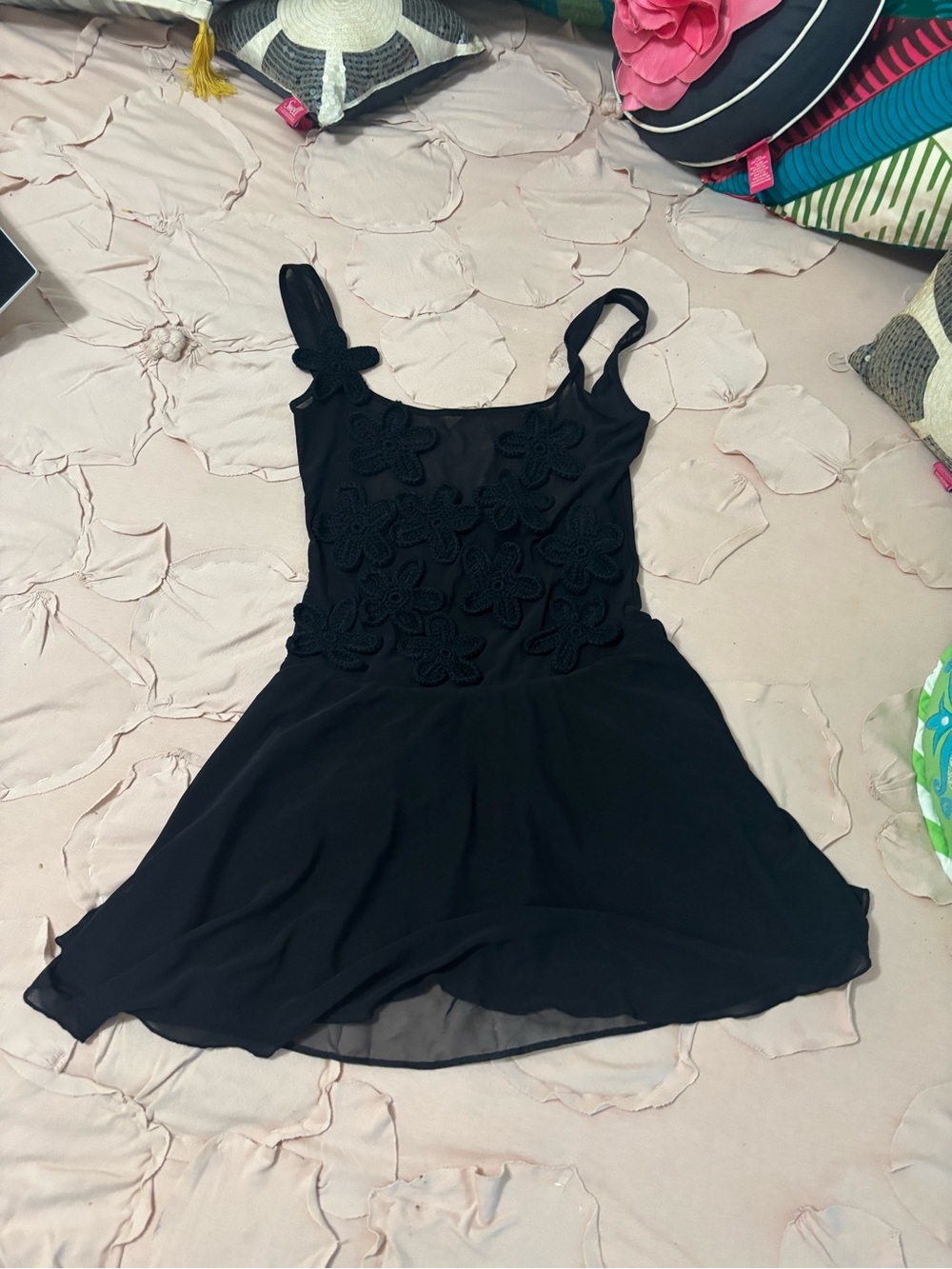 Meshki NWT Melanie Mini Dress Black Mesh Ethereal Coquette Dress XS